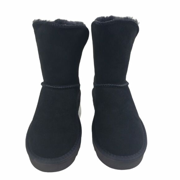 Style & Co Boots Women's 6 M Black Suede Winter  Booties Teenyy - Picture 2 of 6